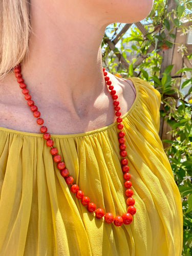 Collier Collier Corail naturel 58 Facettes