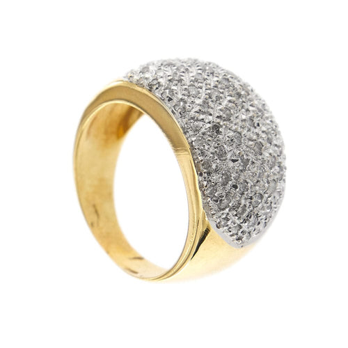 Bague 57 Bague bandeau diamants 58 Facettes 18828