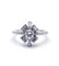 Bague 59 / Blanc/Gris / Or 750‰ Bague Diamant de 0.68 carat 58 Facettes 220587R