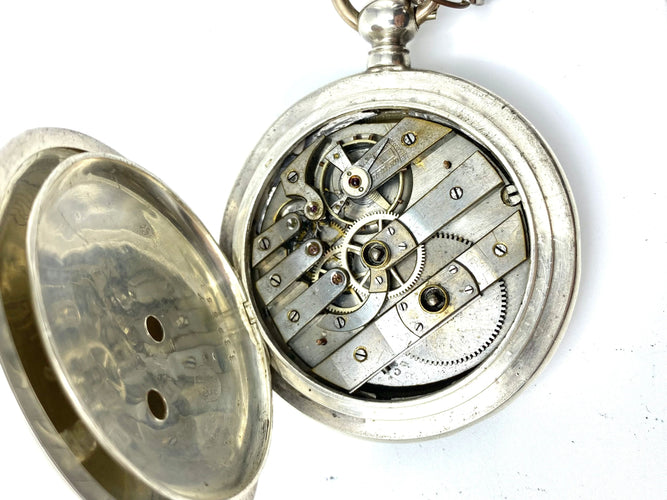 Montre Montre de poche Boutte en argent, vers 1890 58 Facettes