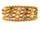Bracelet Bracelet Manchette Or jaune Cornaline 58 Facettes 1833431CN