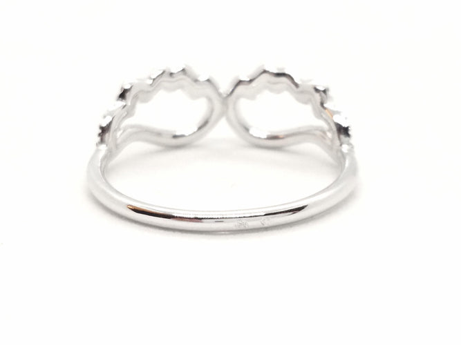 Bague 52 Bague Aile d'ange Or blanc Diamant 58 Facettes 579301RV