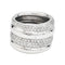 Bague 54 Bague Pomellato, "Tubolare", or blanc, diamants. 58 Facettes 31108