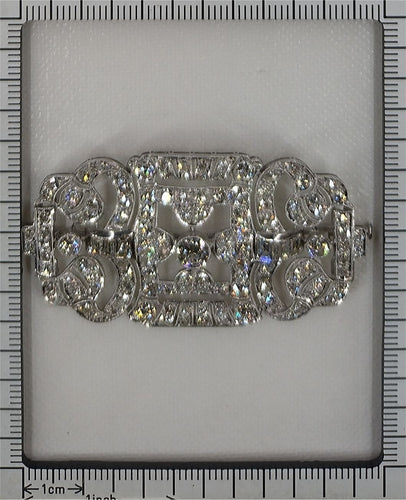 Broche Broche Art Déco, platine, diamant 58 Facettes 22354-0080