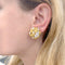 Boucles d'oreilles Boucles d'oreilles vintage Boucheron, or jaune, platine et diamants. 58 Facettes 32907
