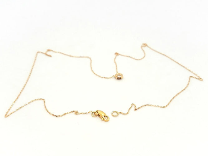 Collier Collier Or rose Diamant 58 Facettes 579063RV