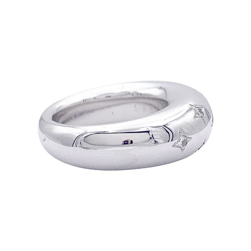 Bague 55 Bague Chaumet, "Anneau", en or blanc, diamants. 58 Facettes 32933