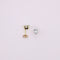 Boucles d'oreilles Boucles d’oreilles clous en or jaune, aigue marine 58 Facettes