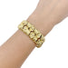 Bracelet Bracelet vintage "Feuillage" or jaune, diamants. 58 Facettes 33152