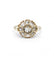 Bague 62 / Jaune et blanc / Or 750‰ et Argent 925‰ Bague Marguerite Diamants 58 Facettes 220603R