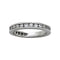 Bague 49 Bague or blanc et diamants. 58 Facettes 31045