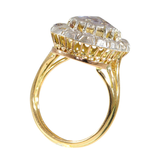 Bague 54 bague de fiançailles diamant taille rose 58 Facettes 23251-0317