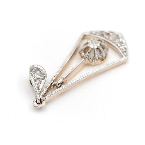 Pendentif Pendentif Art déco Or blanc Diamant 58 Facettes 2024923CN