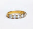 Bague 54.5 Demi-alliance or jaune diamants 58 Facettes 1-891/1