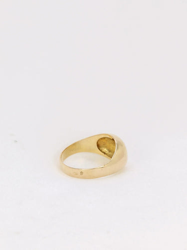 Bague 51 Bague jonc vintage en or et diamant 0,1 ct 58 Facettes J147