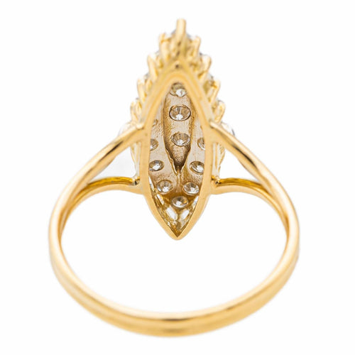 Bague 53 Bague Marquise Or jaune Diamant 58 Facettes 2560735CN