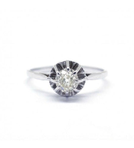 Bague 57 Bague Solitaire Diamant 0.70 carat 58 Facettes 220474R