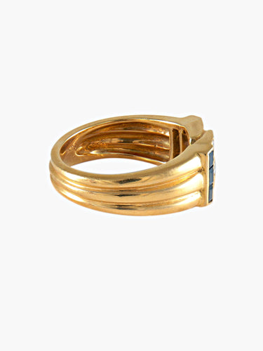 Bague 53 BAGUE MAUBOUSSIN DIAMANTS ET SAPHIRS 58 Facettes