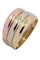 Bague 52 BAGUE TRIPLE JONC 3 ORS 58 Facettes 051431