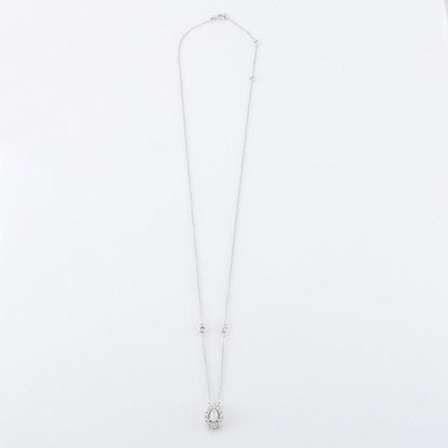 Collier Collier Or blanc Diamants 58 Facettes