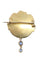 Broche BROCHE ANCIENNE AIGUE MARINE ET DIAMANTS 58 Facettes 069871