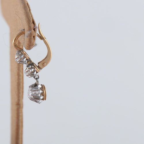 Boucles d'oreilles Boucles d'oreilles en or, diamants 58 Facettes