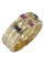 Bague Bague jonc, saphir, rubis 58 Facettes 063461