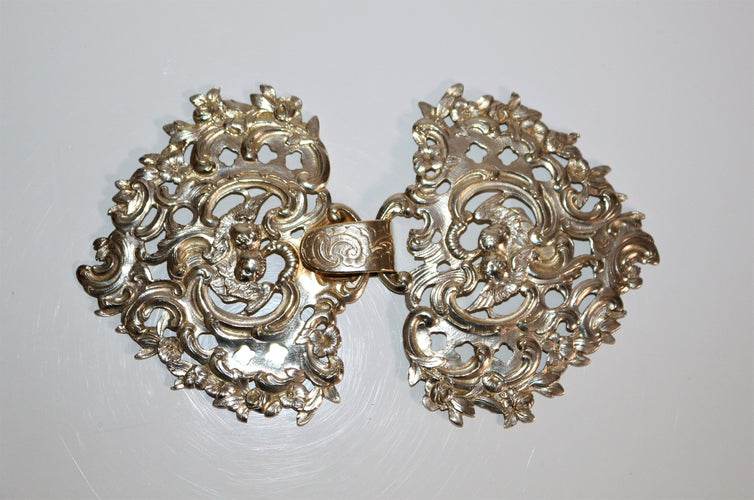 Accessoire Boucle De Cape Dans Son écrin En Vermeil Néo-Renaissance Wiese 58 Facettes 493