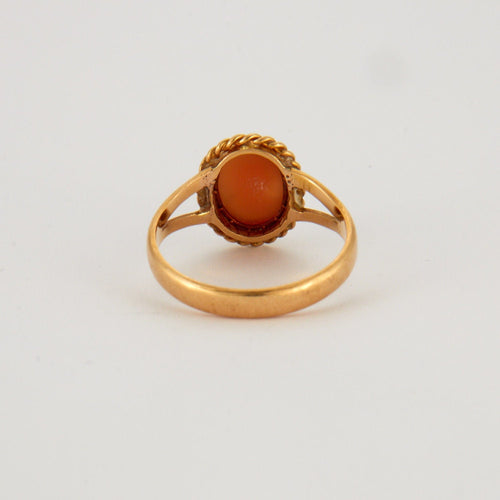 Bague 57 Bague Camée Profil de femme 58 Facettes EL2-37