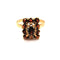 Bague 54 Bague vintage or jaune grenats 58 Facettes 3714