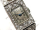 Montre Montre Art Déco platine & or blanc, diamants 2.44 cts 58 Facettes 07/07 - 16