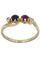 Bague 53 BAGUE MODERNE RUBIS, SAPHIR ET DIAMANTS 58 Facettes 065711