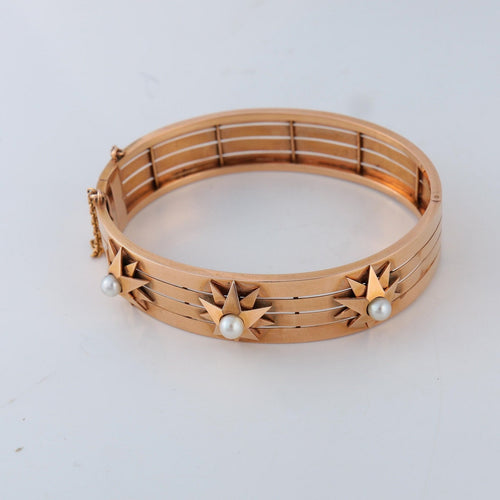 Pendentif Parure en or jaune, perles 58 Facettes