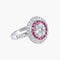 Bague 57 Bague style Art Déco Diamants et Rubis 58 Facettes