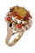 Bague BAGUE ANCIENNE CITRINE ET CORAIL 58 Facettes 047081