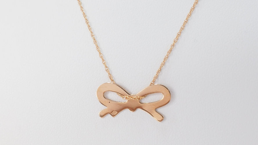 Collier GINETTE NY - Collier Bow or rose 58 Facettes 27887