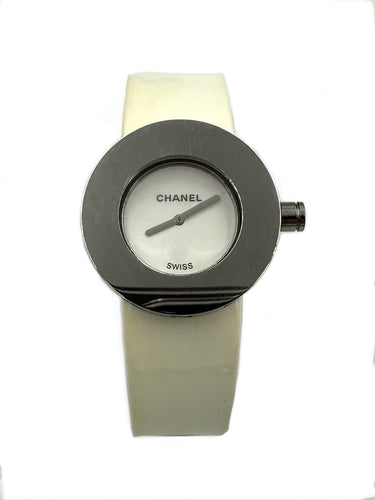 Montre CHANEL. Collection « La Ronde », montre de dame acier 58 Facettes