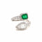 Bague Bague Diamants Emeraude 58 Facettes