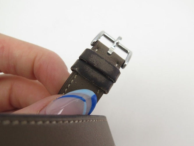 Montre montre HERMES heure h mm double hh1.210 30 mm tour quartz acier 58 Facettes 252960