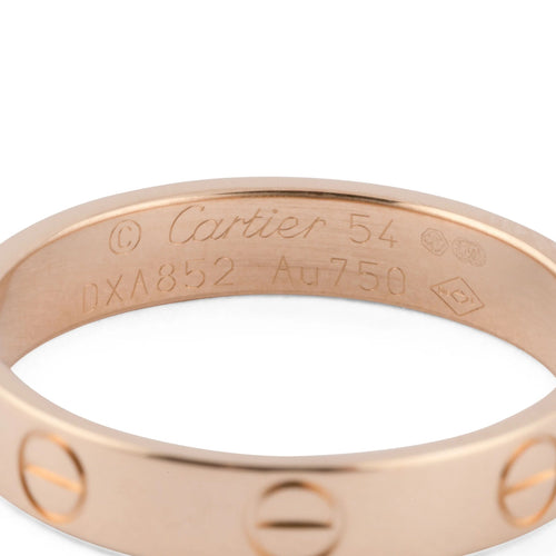 Bague Alliance de la maison Cartier modèle Love or jaune 58 Facettes