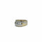 Bague 61 Bague jonc parenthèses 2 ors et diamants 58 Facettes REF23106-128