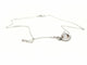Collier Collier Or blanc Diamant 58 Facettes 579140RV