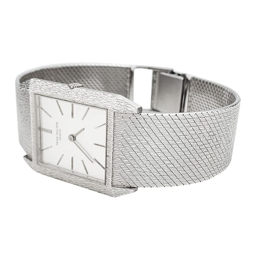 Montre Montre Patek Philippe, "Gondolo", en or blanc. 58 Facettes 30570