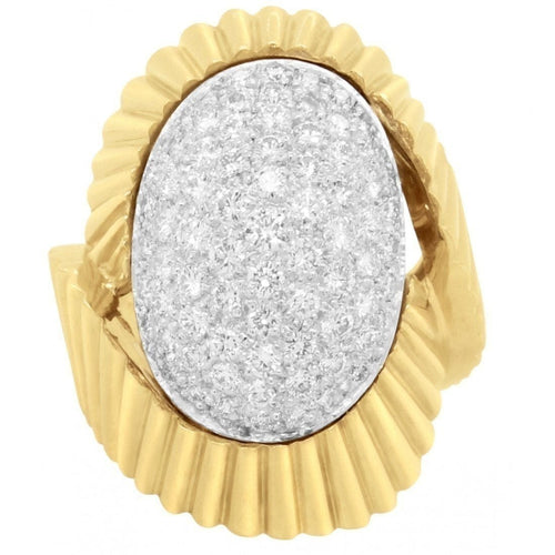 Bague 52 Bague or jaune et diamants 58 Facettes 61E00002