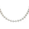 Collier Collier fleurettes en or blanc et diamants. 58 Facettes 31829