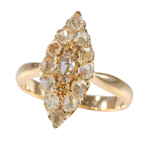Bague 59 Bague marquise diamants 58 Facettes 23271-0585