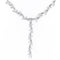 Collier Collier Or blanc Diamant 58 Facettes 578629CD
