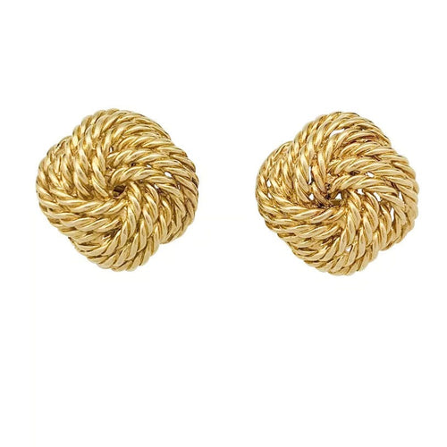 Boucles d'oreilles Boucles d'oreilles vintage Boucheron en or jaune. 58 Facettes 31360