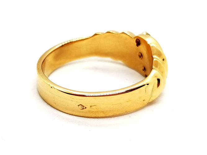 Bague 57 Bague Or jaune Diamant 58 Facettes 1167357CD