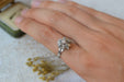 Bague Bague rosace Diamants 58 Facettes Ref950